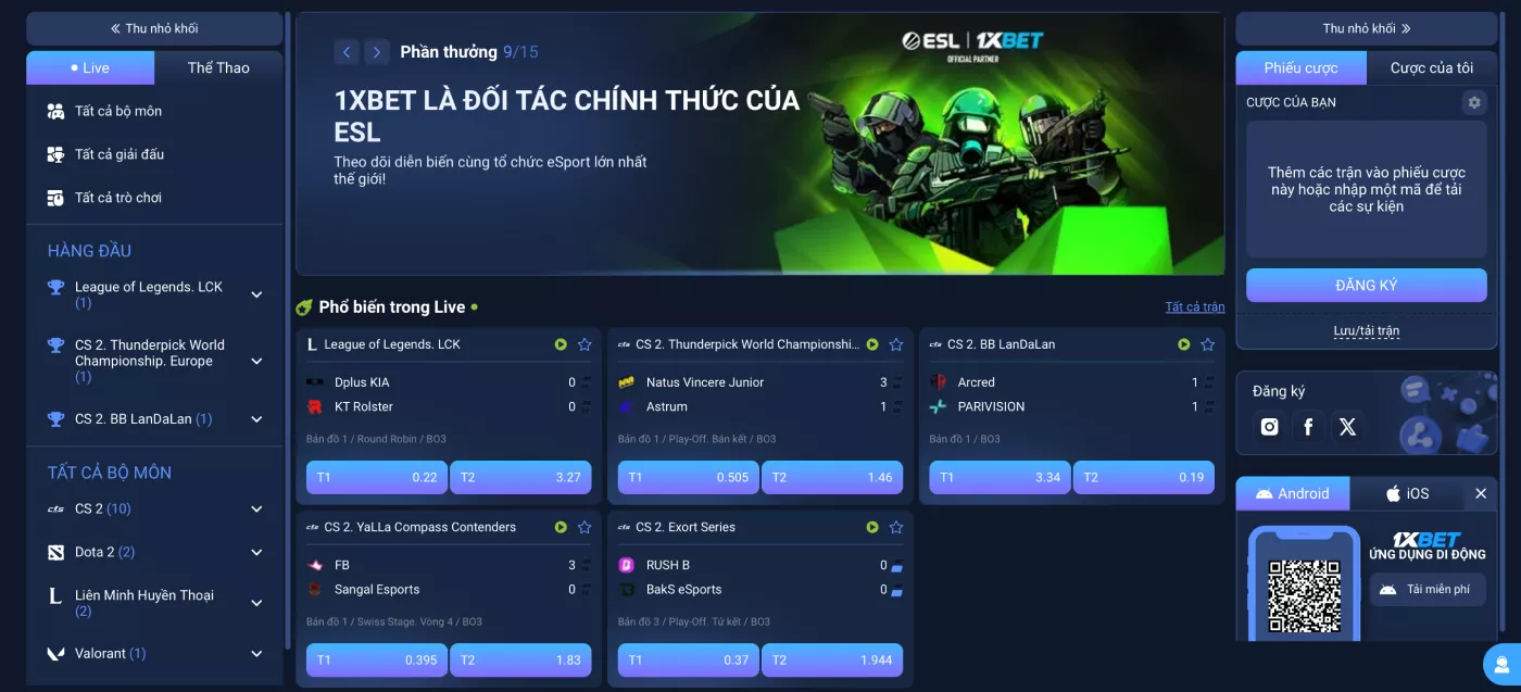 Cá cược thể thao – hỗ trợ hơn 40 môn thể thao để cá cược